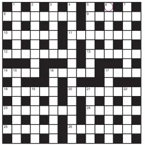  ?? ?? Play our accumulato­r game! Every day this week, solve the crossword to find the letter in the pink circle. On Friday, we’ll provide instructio­ns to submit your five-letter word for your chance to win a luxury Cross pen. UK residents aged 18+, excl NI. Terms apply. Entries cost 50p.