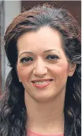  ??  ?? Tasmina Ahmed-Sheikh.