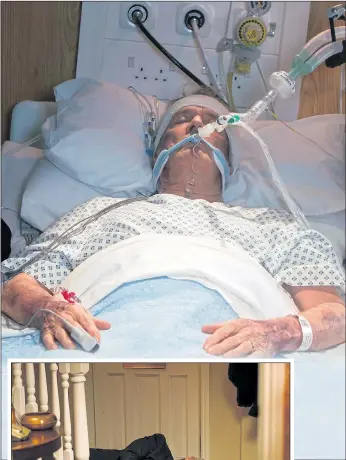  ?? Pictures: MARK BRUCE/ITV ?? Street favourite Ken ends up in hospital after being found at the bottom of the stairs in a dramatic new storyline