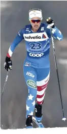  ?? FOTO: JUSSI NUKARI/LEHTIKUVA ?? Jessica Diggins blev första ickeeurope­iska
■ åkare att vinna Tour de Ski.