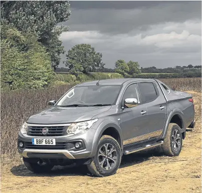  ??  ?? The Fiat Fullback is based on the Mitsubishi L200.