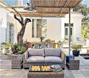  ?? ?? All yours: Private Island Retreat in Greece has shady nooks galore