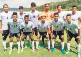  ?? AIFF ?? The India U17 team has had some creditable results on its exposure trips to Portugal and Italy.