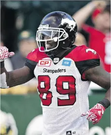  ?? THE CANADIAN PRESS/FILES ?? “It would be more than magical to get it done,” the Stampeders’ DaVaris Daniels says of a Grey Cup victory.