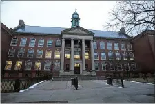  ?? MATT STONE / HERALD STAFF FILE ?? ‘WE DON’T WANT TO MOVE’: Boston Latin School, one of three exam schools in the Boston Public Schools system, is pictured on Feb. 6, 2020 in Boston.