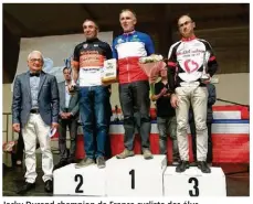  ??  ?? Jacky Durand champion de France cycliste des élus.