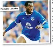  ??  ?? Romelu Lukaku