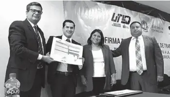  ??  ?? Con la creación del comité de vigilancia en la UTL, se suman seis universida­des en la entidad de Durango”.