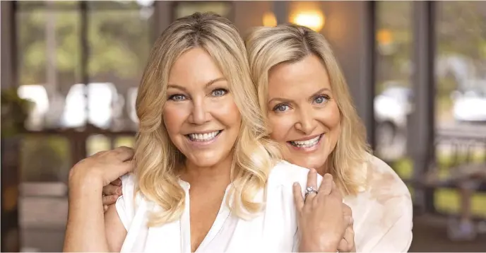  ?? ?? HEARTFELT ROLE: Heather Locklear, left, portrays author Kristine Carlson in ‘Don’t Sweat the Small Stuff: The Kristine Carlson Story.’