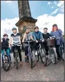  ??  ?? Last year’s entrants on their bikes for Pedal for Scotland
