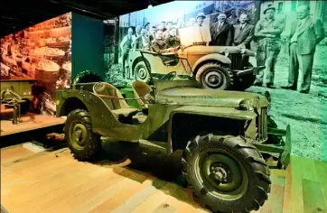  ?? Bob Donaldson/Post-Gazette ?? The oldest jeep remaining, a BRC-60 model made by the Bantam American Motor Co. in Butler in 1940, is part of the Heinz History Center's World War II in Pittsburgh exhibit. For video, go to post-gazette.com.