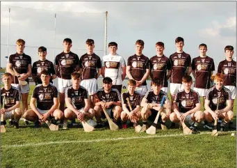  ??  ?? The Sligo U17 hurling team which defeated Mayo in the Celtic Challenge in Tooreen. Pics: Christine Kilcullen.