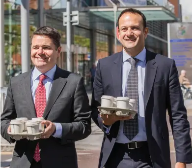  ?? Photo: Naoise Culhane ?? Finance Minister Paschal Donohoe may be in the driving seat for Budget 2018, but it is Taoiseach Leo Varadkar who will be under pressure to deliver.