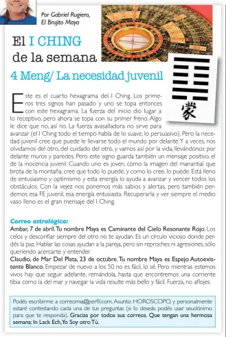 I Ching a la argentina