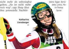  ?? Katharina Liensberge­r
AP ??