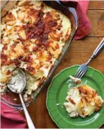  ?? Associated Press ?? Thyme and Yukon Gold Potato Gratin is made with all cream and plenty of cheese.