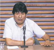  ?? / GETTY ?? Evo Morales asumió la presidenci­a del MAS tras su retorno a Bolivia.