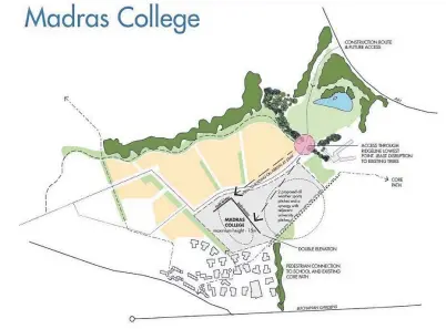  ??  ?? A planning applicatio­n for the new secondary school at Langlands is to be submitted in September.