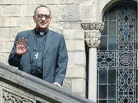  ?? LLUIS GENE / AFP ?? El arzobispo de Barcelona, Juan José Omella