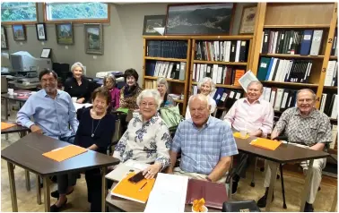  ?? Submitted photo ?? n Front, from left, members of the Giving Circle Jim Elmore, Nancy Vandegrift, Charleen Copeland, and Ed Copeland, and back, from left, Betty Millsap, Sunny Evans, Dorothy Morris, Carol Scholp, Betty Formby, Buddy Formby and Tom Vandegrift celebrate donating over $1 million since they began. Not pictured are Linda Palmer, Carol Thomason, Robert Zunick, Mary Zunick and Bonnie Swayze. Photo is courtesy of the Hot Springs Giving Circle and CCMC.