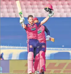  ?? BCCI ?? Jos Buttler scored the first century of IPL 2022 against Mumbai Indians on Saturday.