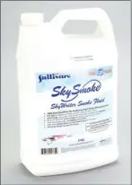  ??  ?? Sullivan SkySmoke smoke fluid is based on the popular full-size aviation smoke fluid Super Dri.