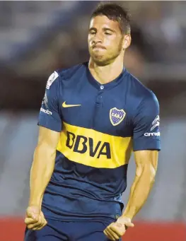  ?? ANSA ?? Jonathan Calleri, 22 anni, attaccante del Boca Juniors, vicinissim­o all’Inter
