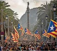  ?? Imago ?? Katalanen forderten 2022 die unabhängig­keit.