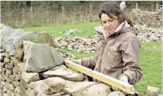  ??  ?? Just over £10 million of Lottery cash is in place to reinvigora­te jobs like dry stone walling