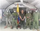  ?? PRESIDENTI­AL PRESS OFFICE VIA AP ?? One of the Colombia’s most wanted drug trafficker­s, Dairo Antonio Usuga, the leader of the violent Gulf Clan cartel, is shown after being presented to the media at a military base in Necocli, Colombia. COLOMBIAN