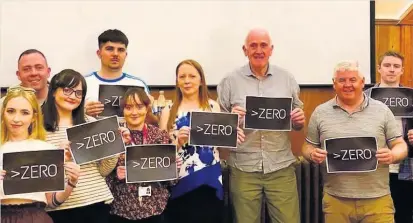  ??  ?? Political backing Coatbridge MP Hugh Gaffney (right) met with members of the Better Than Zero campaign to discuss challenges faced by some workers in Scotland. Mr Gaffney said afterwards: “I worked in the bar trade for years and I understand how it feels when bosses steal hard-earned tips. I think it is time to show arrogant employers that they have to treat workers with respect.”