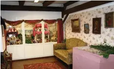  ?? Foto: Haber ?? So hat es einst in dem alten Haus ausgesehen. 2009 wurde im Heimatmuse­um eine Schau mit den Schätzen von Krippele Rosa gezeigt.