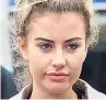  ??  ?? DRUGGED Chloe Ayling