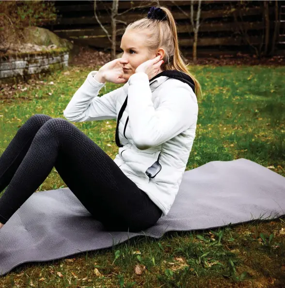  ?? FOTO: CATA PORTIN ?? Mia Åstrand har lärt sig hur viktigt det är att återhämta sig helt från sjukdom innan man börjar träna.
