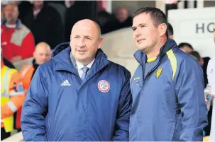  ?? James Wilson/ Epic Action Imagery ?? John Coleman with Nigel Clough
