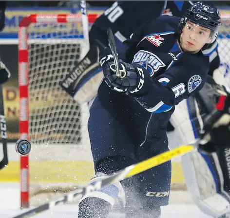  ?? MICHELLE BERG/FILES ?? Saskatoon Blades defenceman Mark Rubinchik is ranked No. 140 among North American skaters in NHL Scouting’s final rankings for the 2017 draft. “I really hope that some NHL team has trust in me and picks me,” says the Russian import.