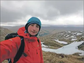  ??  ?? Kevin Woods on Beinn Bhuidhe, above Glen Fyne.