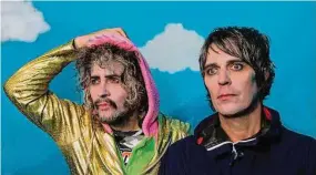  ?? Courtesy George Salisbury ?? Wayne Coyne, left, and Steven Drozd are the driving force behind the Flaming Lips.