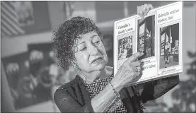  ?? Irfan Khan/ Los Angeles Times/TNS ?? Holocaust survivor Gabriella Karin shares her experience­s with students at Animo Ralph Bunche High School, Los Angeles.