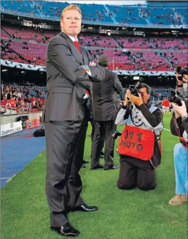  ??  ?? Ronald Koeman, en una visita como técnico al Nou Camp.