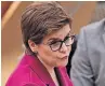  ?? ?? holyrood Nicola Sturgeon