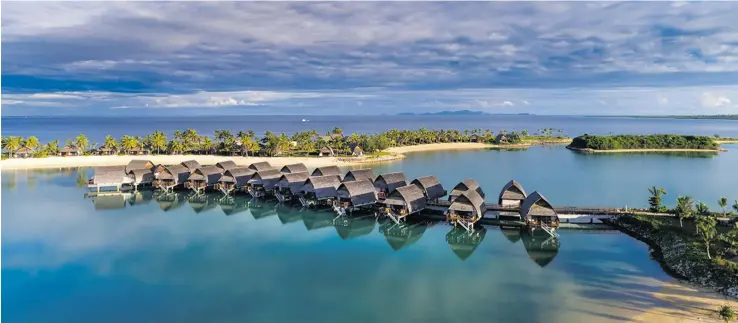  ??  ?? Fiji Marriott Resort Momi Bay hosted the competitio­n for local schools with the theme ‘Christmas Under the Sea’, because the sea is an estimated part of the resort.