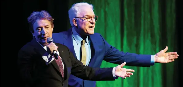  ?? DAVID BLOOM ?? Steve Martin and Martin Short will perform at TD Place arena in Ottawa on Saturday — for those who can’t catch the live show, a recorded version is streaming on Netflix.