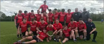 ??  ?? Dundalk/Ardee Under-18s celebrate their Shield victory.