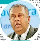  ??  ?? Foreign Minister Mangala Samaraweer­a