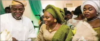  ??  ?? Olu Jacobs, Bride, Aramide Phillips