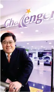  ?? BRYAN TAY/THEEDGE SINGAPORE ?? Founder and CEO Loo holds 54.6% in Challenger Technologi­es