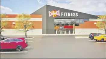  ?? ARTIST RENDERING COURTESY OF CRUNCH FITNESS ?? AN ARTIST RENDERING offers a sneak peek of the 40,000-square-foot Crunch Fitness to open in the Southgate Mall.