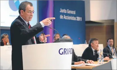  ?? MARC ARIAS ?? Víctor Grífols, presidente y consejero delegado de Grifols, el mejor valor del Ibex en lo que llevamos del 2012