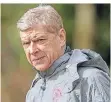  ?? FOTO: DPA ?? Ex-Arsenal-Coach Arsène Wenger ist angeblich FCB-Kandidat.